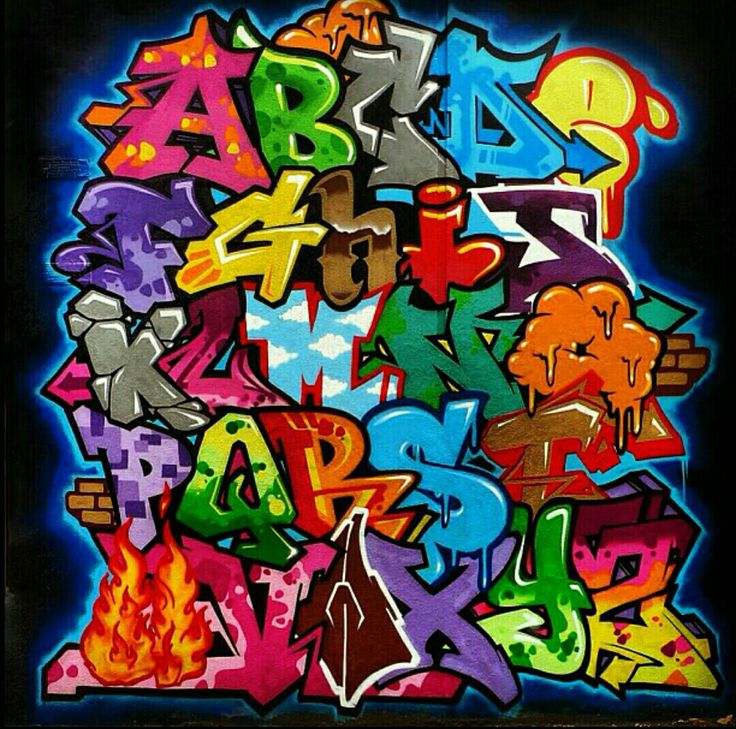 Detail Graffiti Abcd Nomer 20