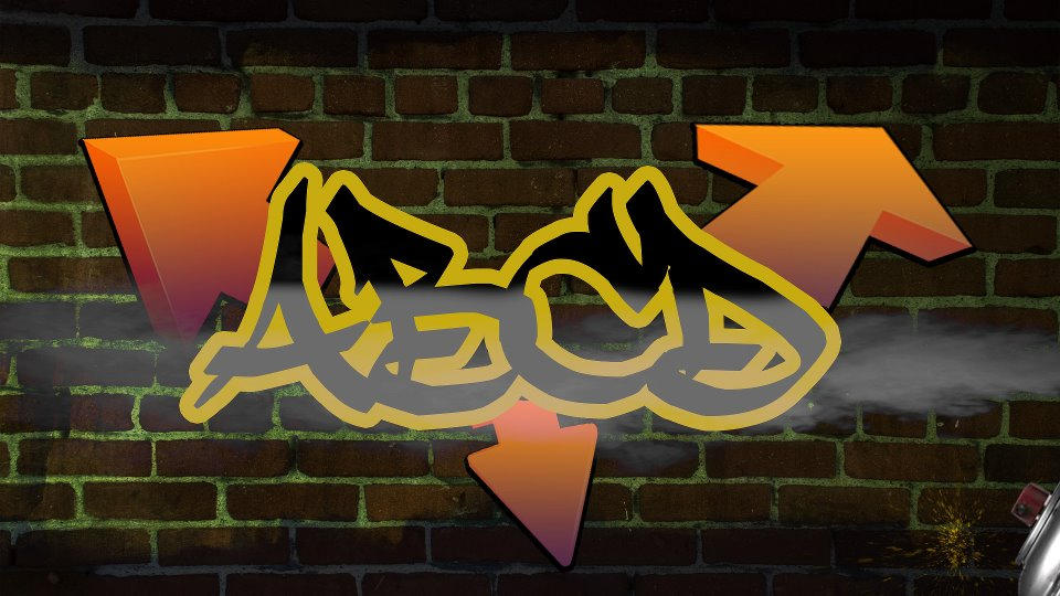 Detail Graffiti Abcd Nomer 50