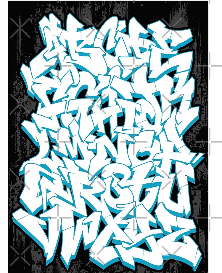 Detail Graffiti Abjad Nomer 16