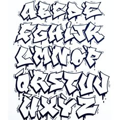 Detail Graffiti Abjad Simple Nomer 19