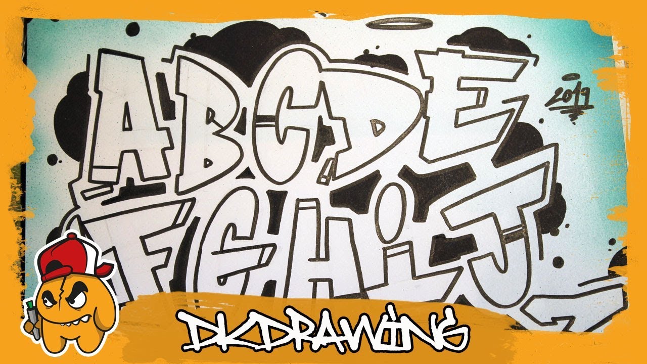 Detail Graffiti Abjad Simple Nomer 33