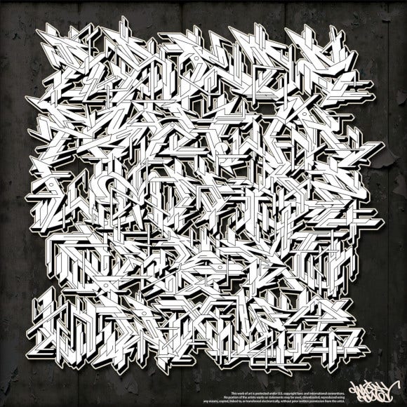 Detail Graffiti Abjad Simple Nomer 43