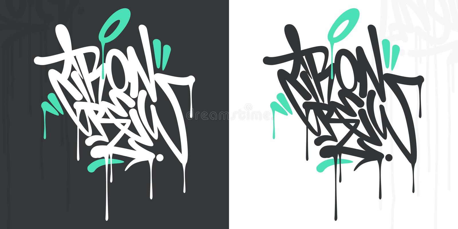 Detail Graffiti Abstract Minimalis Nomer 27