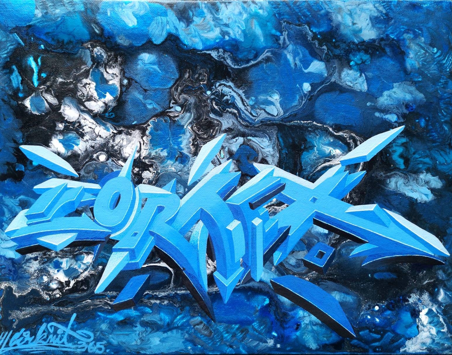 Graffiti Abstrak 3d - KibrisPDR