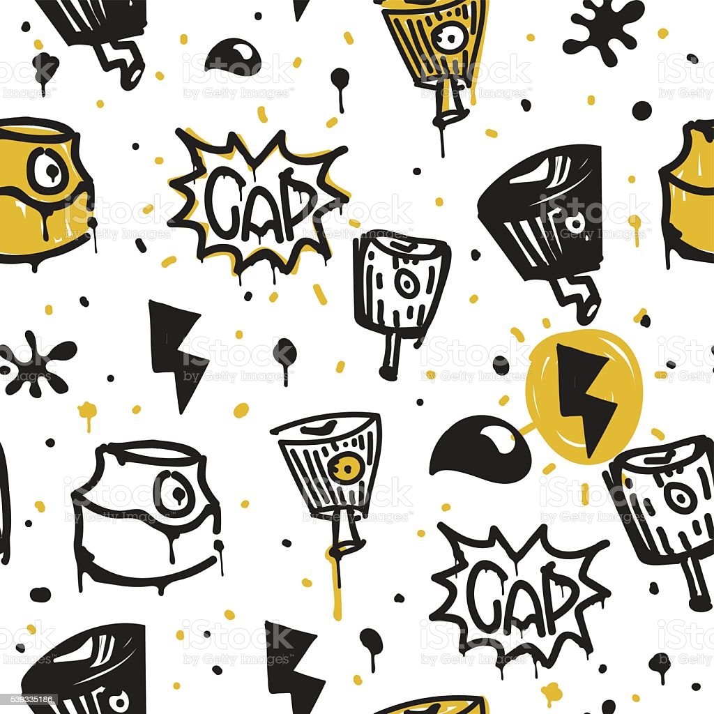 Detail Graffiti Accent Vector Nomer 2