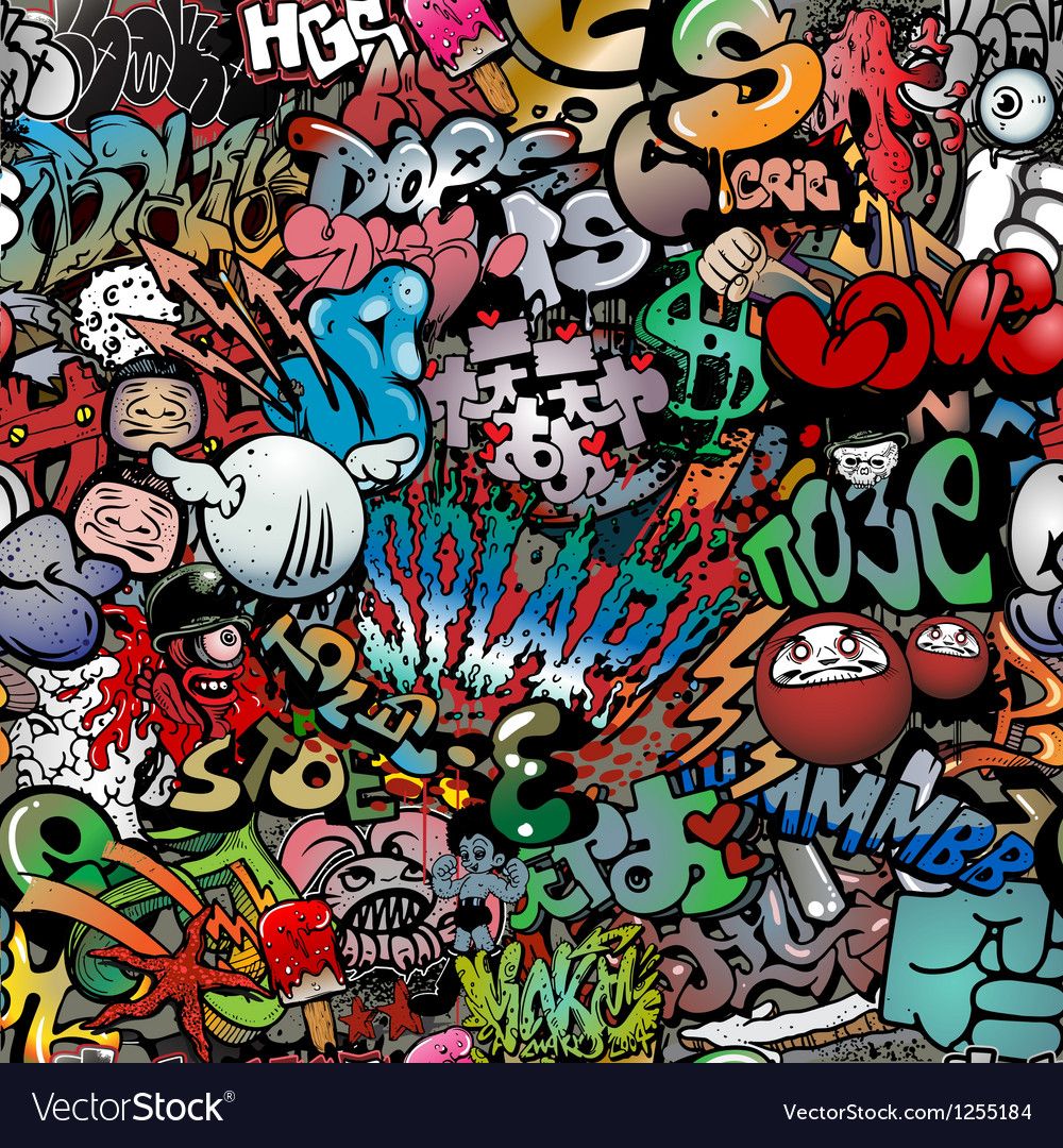 Detail Graffiti Accent Vector Nomer 16