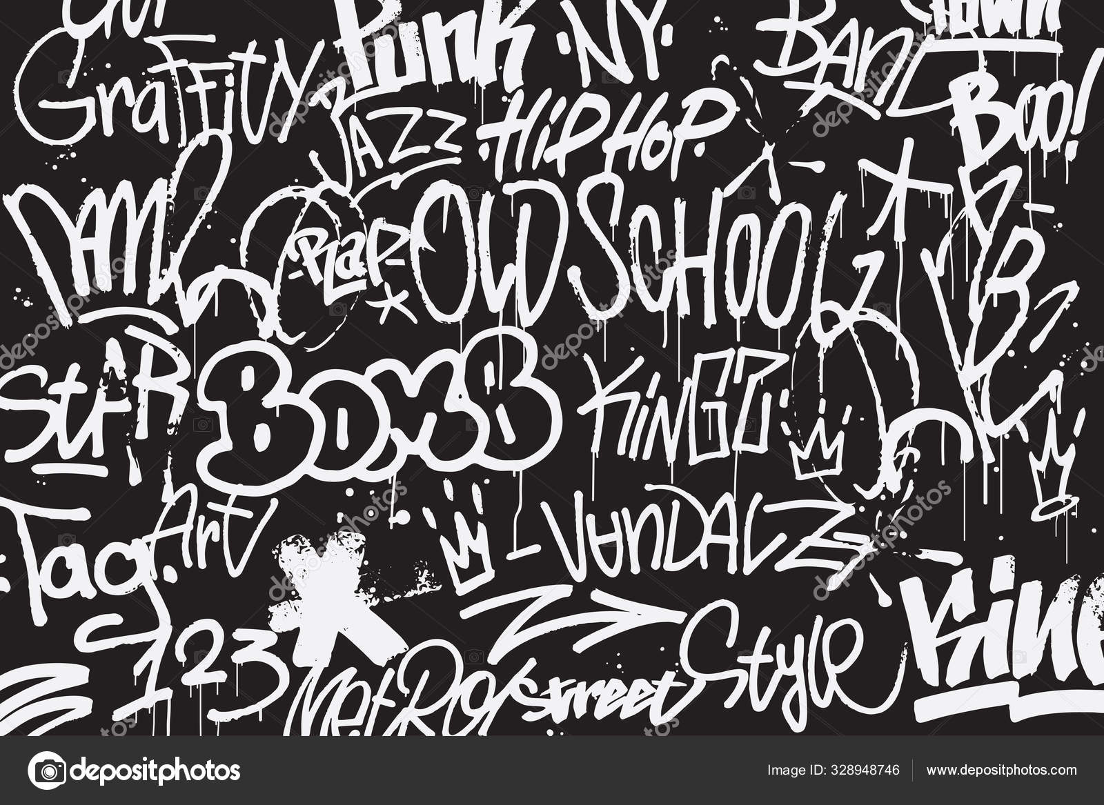 Detail Graffiti Accent Vector Nomer 22