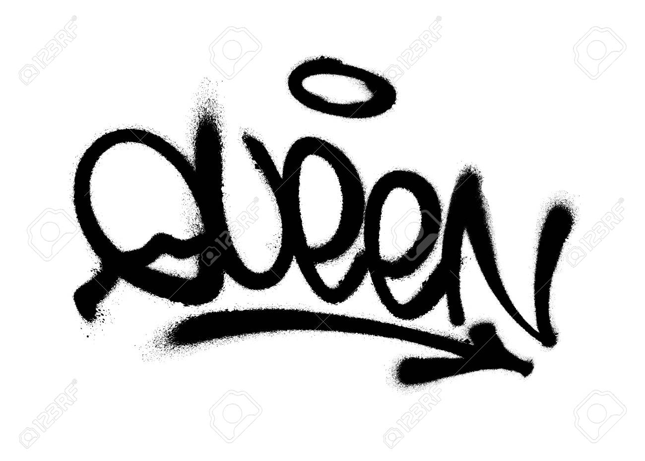 Detail Graffiti Accent Vector Nomer 25