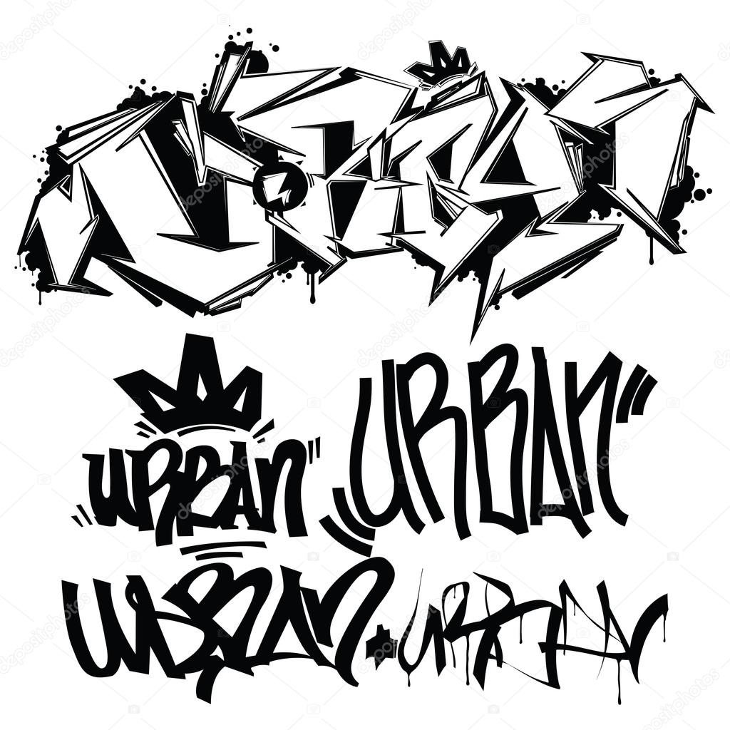 Detail Graffiti Accent Vector Nomer 38