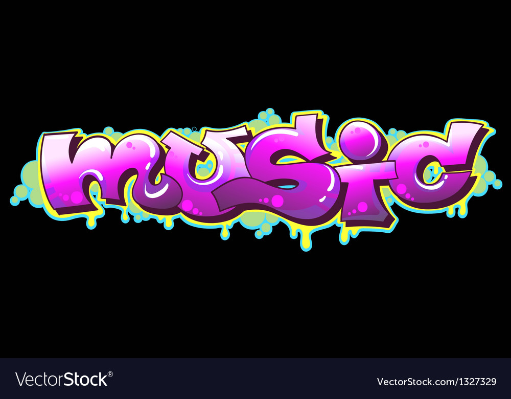 Detail Graffiti Accent Vector Nomer 46