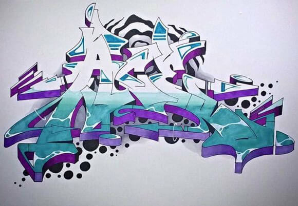 Detail Graffiti Ace Nomer 33