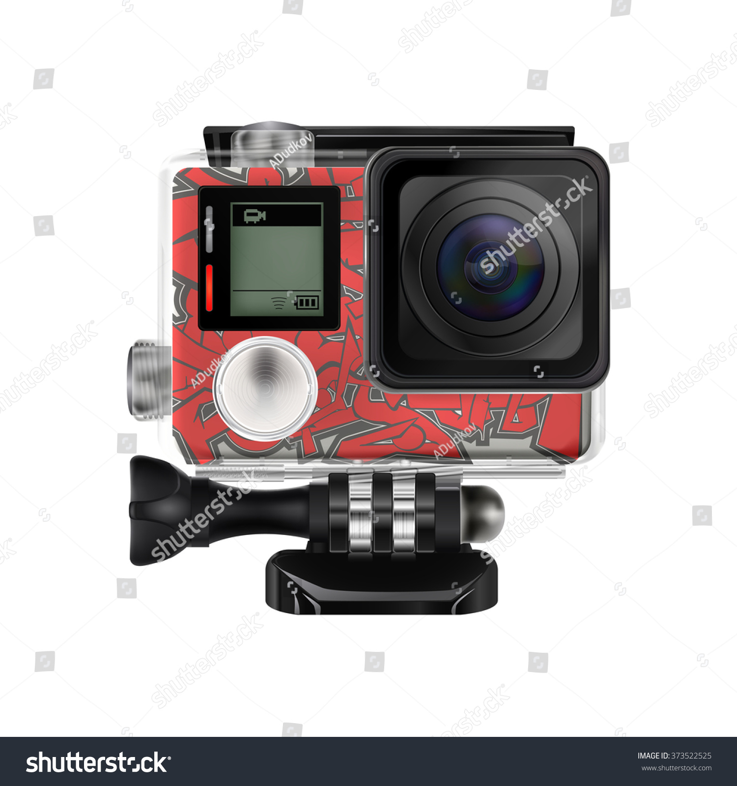 Graffiti Action Camera Vector - KibrisPDR