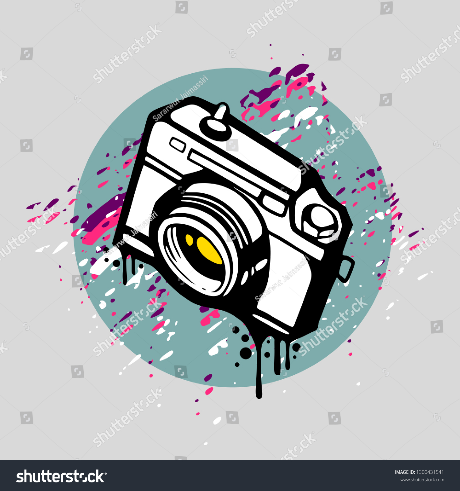 Detail Graffiti Action Camera Vector Nomer 2