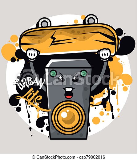 Detail Graffiti Action Camera Vector Nomer 6