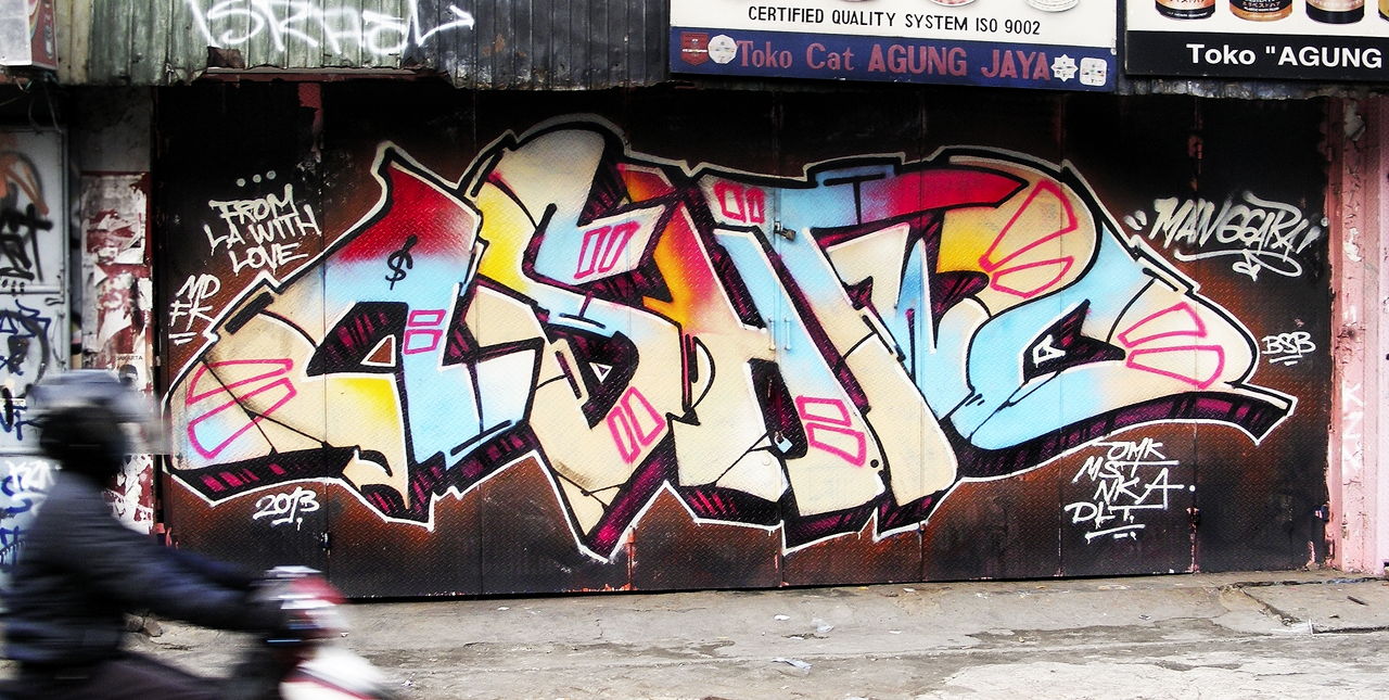 Detail Graffiti Agung Nomer 20