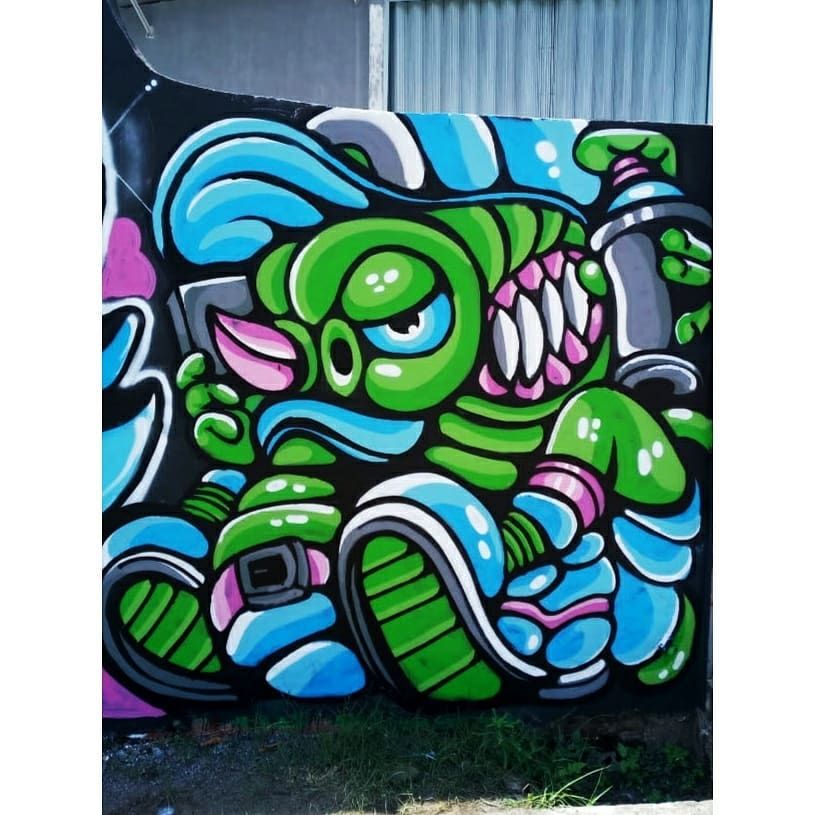 Detail Graffiti Agung Nomer 7