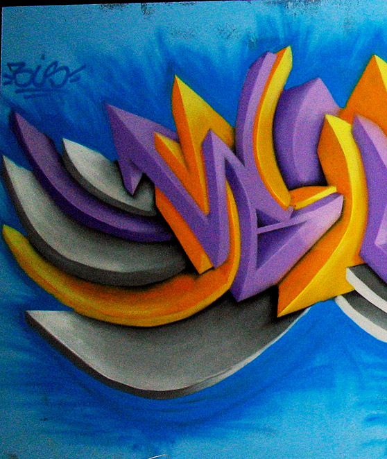 Detail Graffiti Aldo Nomer 24