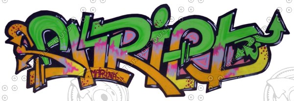Detail Graffiti Alfa Nomer 28