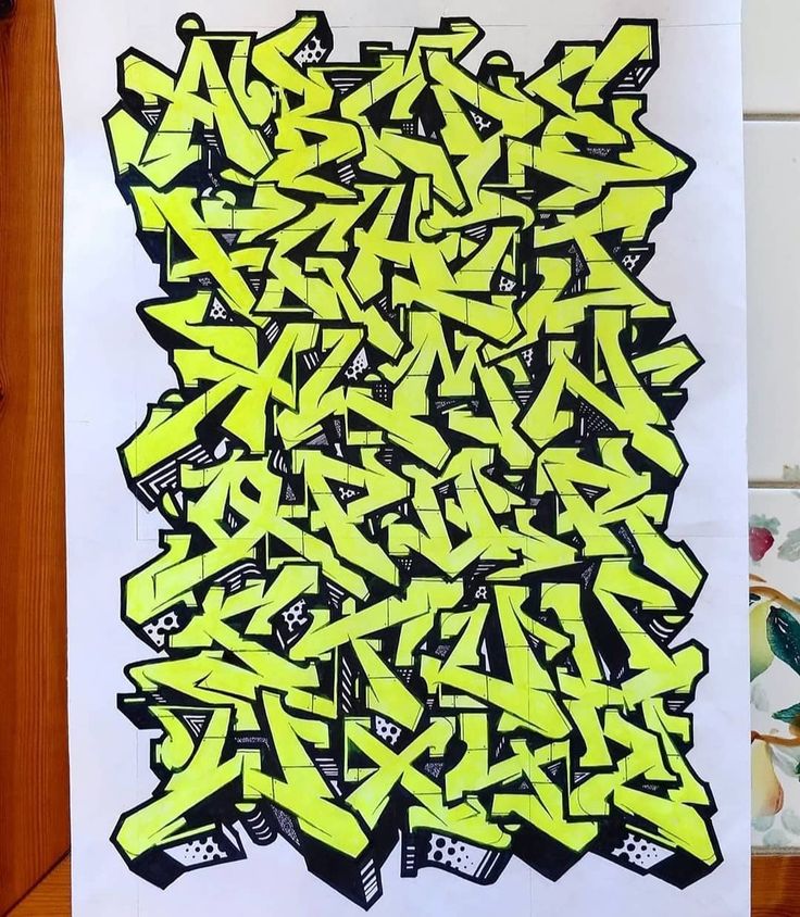 Detail Graffiti Alphabet 2 Nomer 23