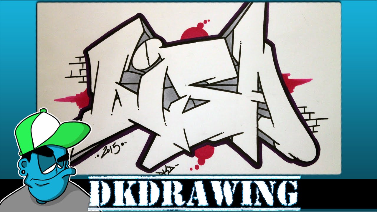 Detail Graffiti Alphabet 2015 3d Nomer 40