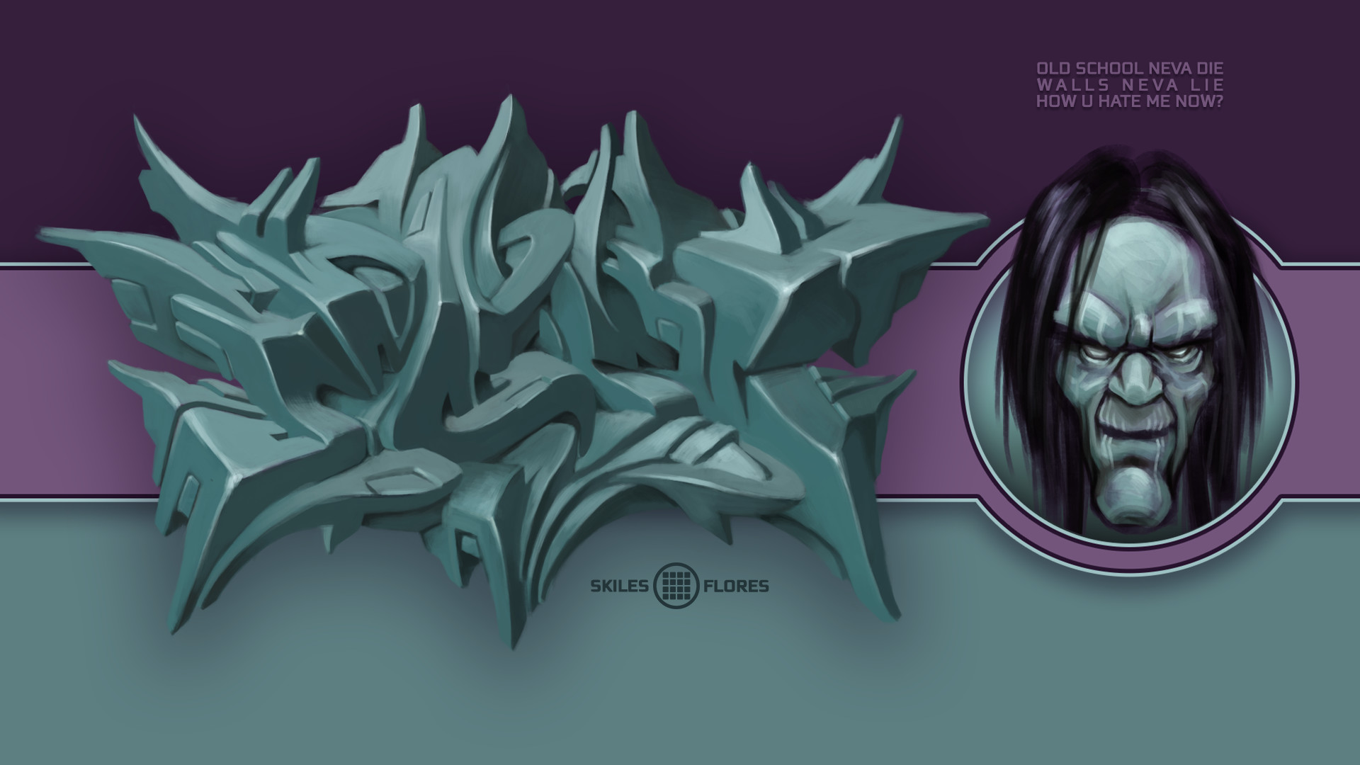 Detail Graffiti Alphabet 3d Style Nomer 24