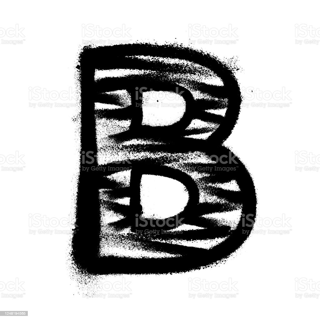Detail Graffiti Alphabet B Nomer 25