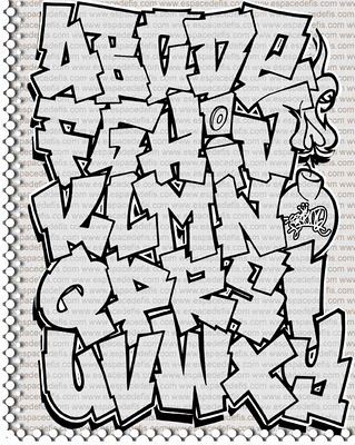 Detail Graffiti Alphabet Block Style Nomer 5