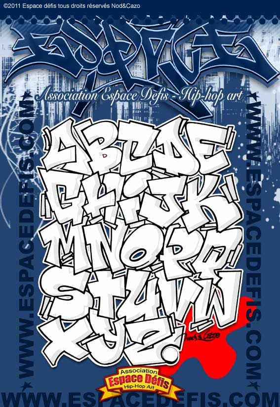 Detail Graffiti Alphabet Block Style Nomer 46