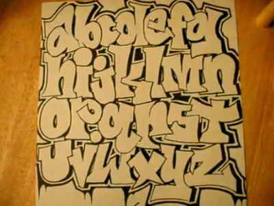 Detail Graffiti Alphabet Block Style Lowercase Nomer 4