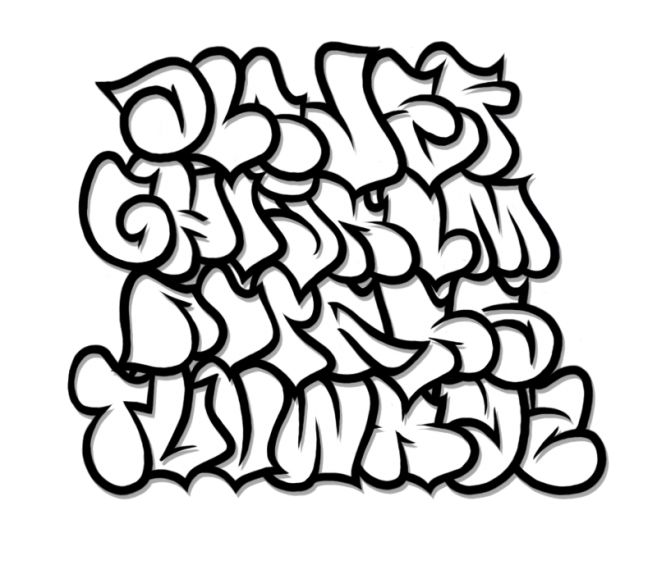 Detail Graffiti Alphabet Bubble Generator Nomer 20