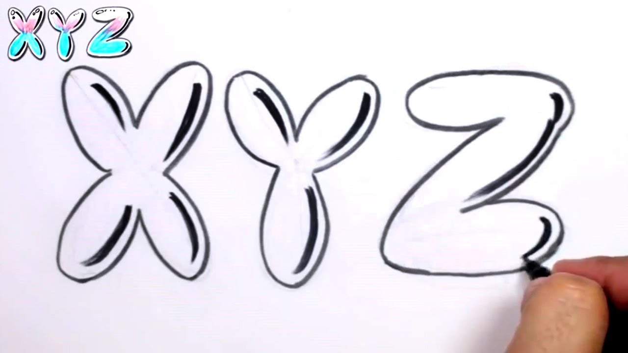 Detail Graffiti Alphabet Bubble Letters 3d Nomer 32