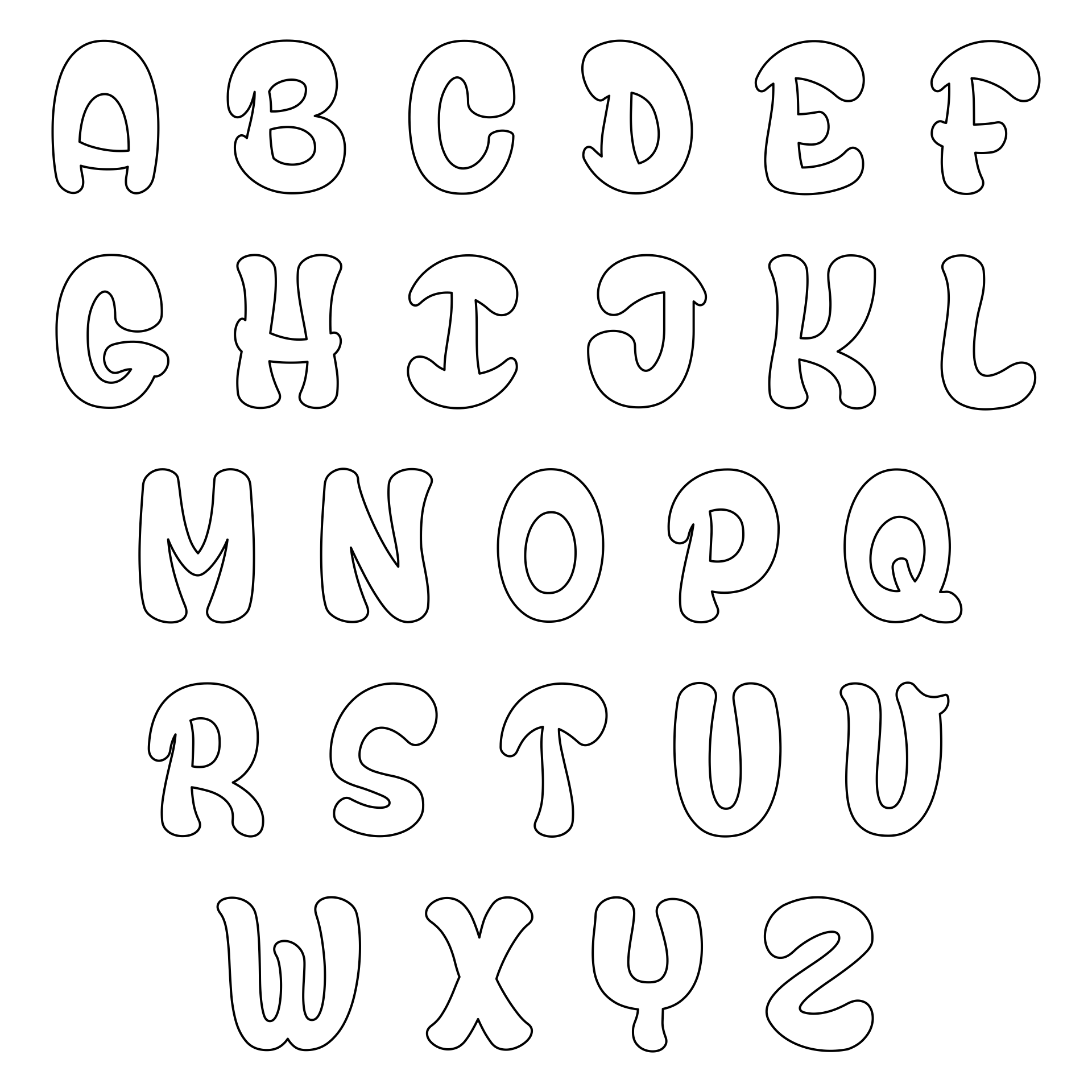 Detail Graffiti Alphabet Bubble Letters Thats Printable Koleksi Nomer 23 Detail Graffiti Alphabet Bubble Letters Thats Printable Koleksi Nomer 23