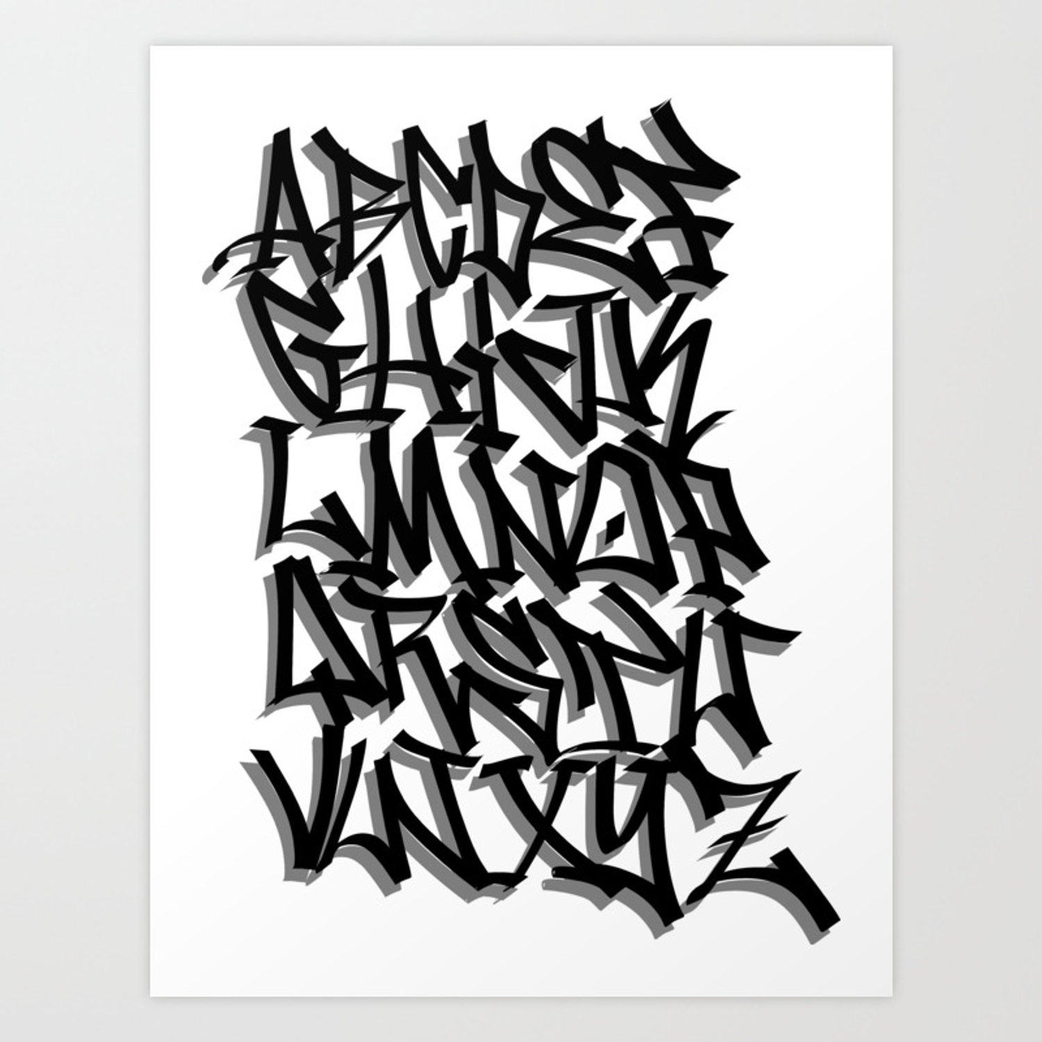 Detail Graffiti Alphabet Calligraphy Nomer 16