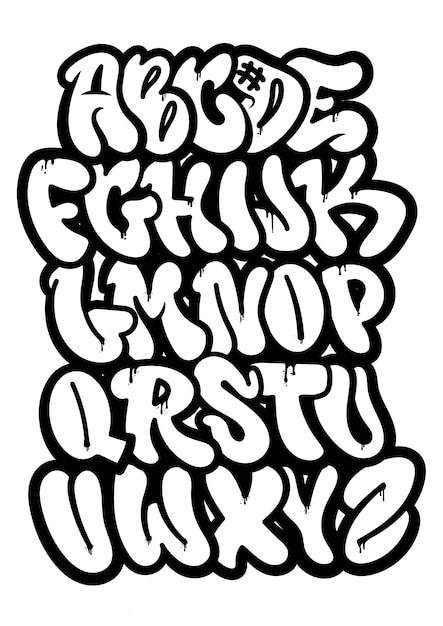 Detail Graffiti Alphabet Calligraphy Nomer 27