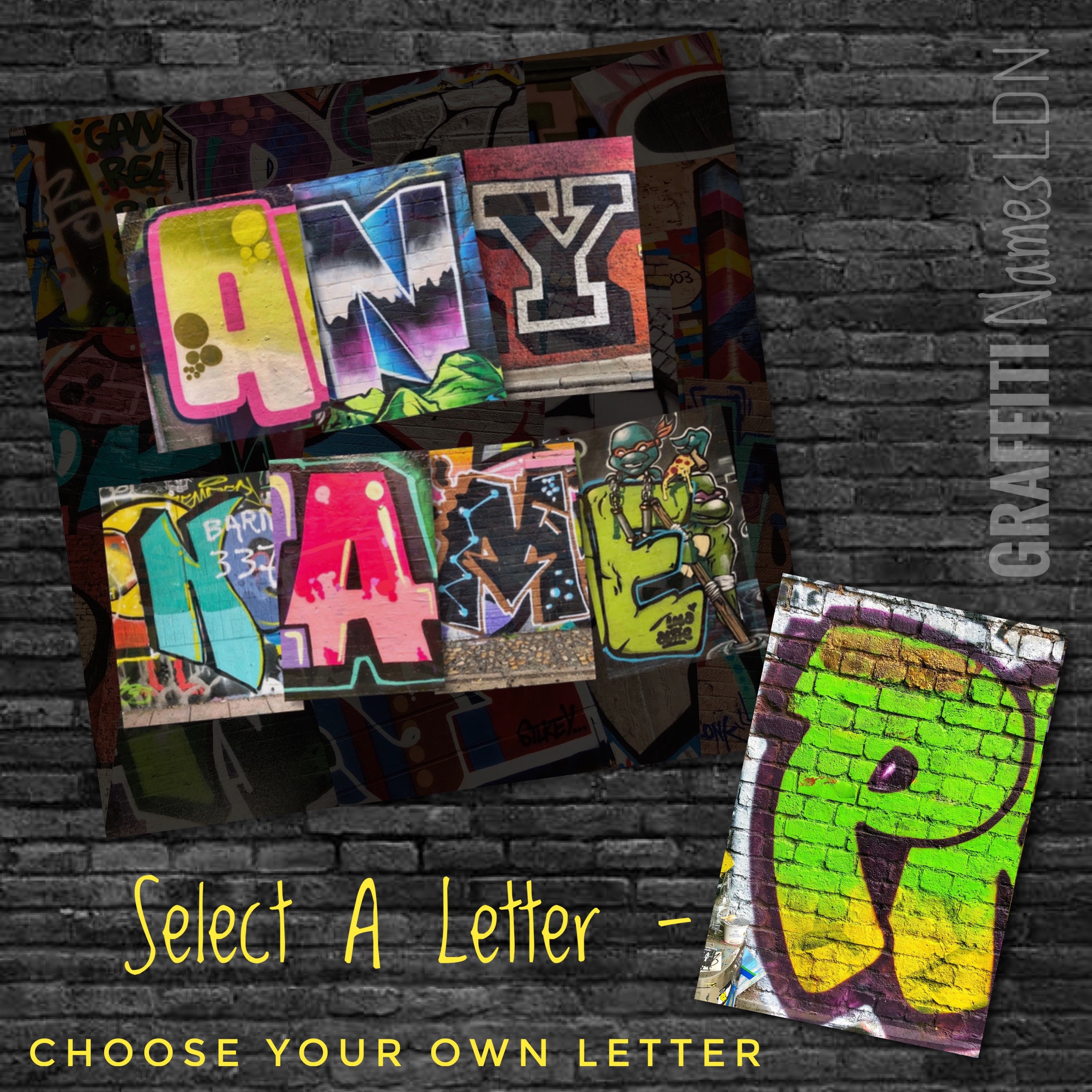 Detail Graffiti Alphabet Create Your Own Nomer 12