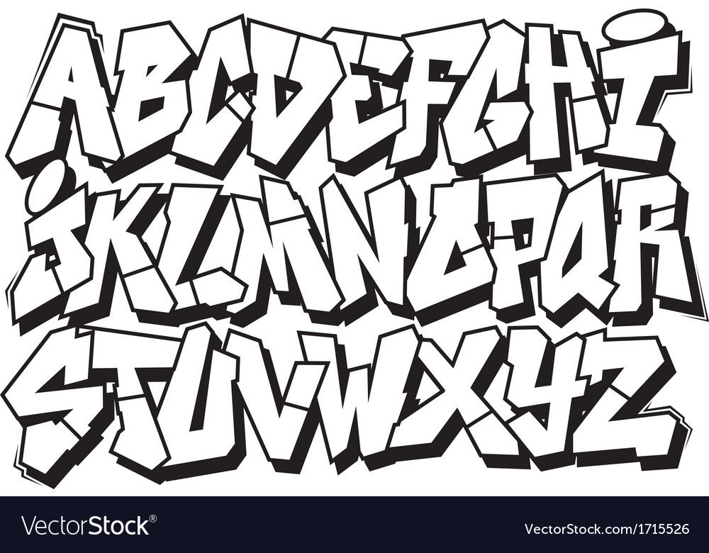 Detail Graffiti Alphabet Download Nomer 41