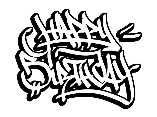 Detail Graffiti Alphabet Happy Birthday Nomer 3