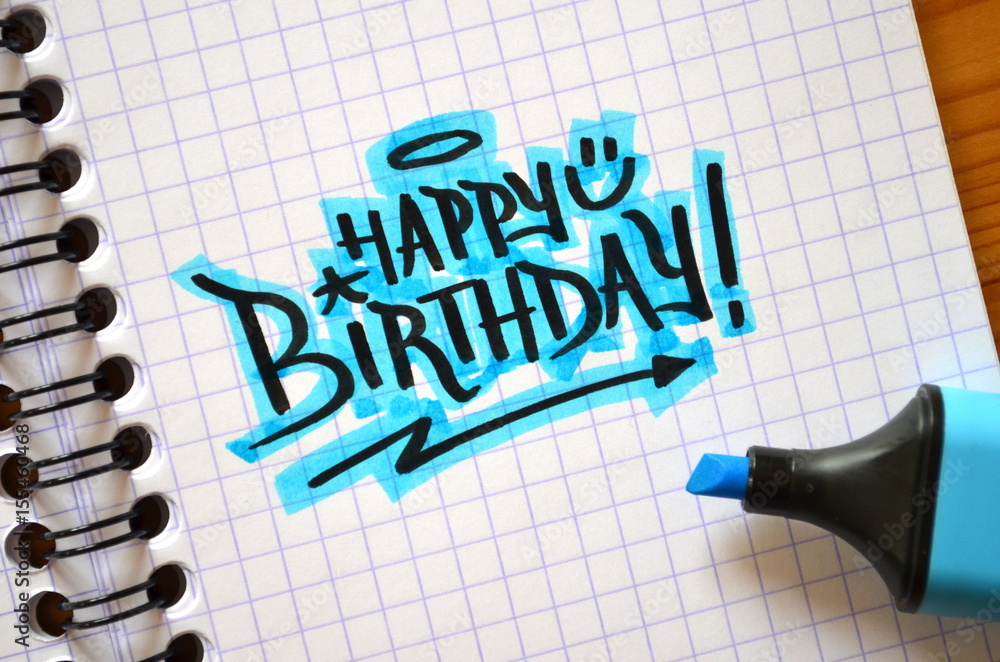 Detail Graffiti Alphabet Happy Birthday Nomer 27