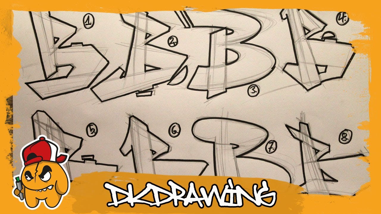 Detail Graffiti Alphabet Letter B Nomer 27