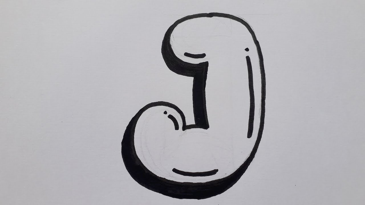 Detail Graffiti Alphabet Letter J Nomer 16