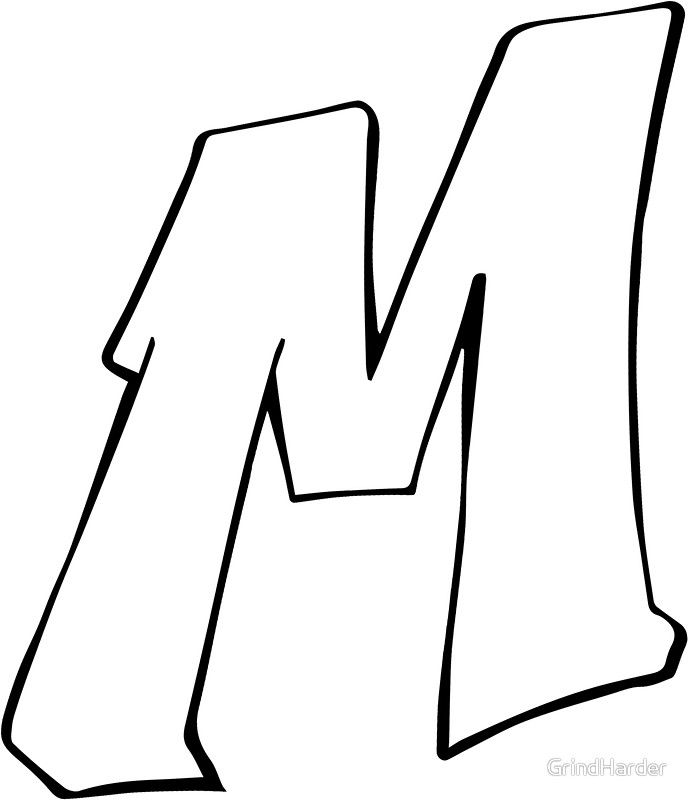 Detail Graffiti Alphabet Letter M Nomer 5