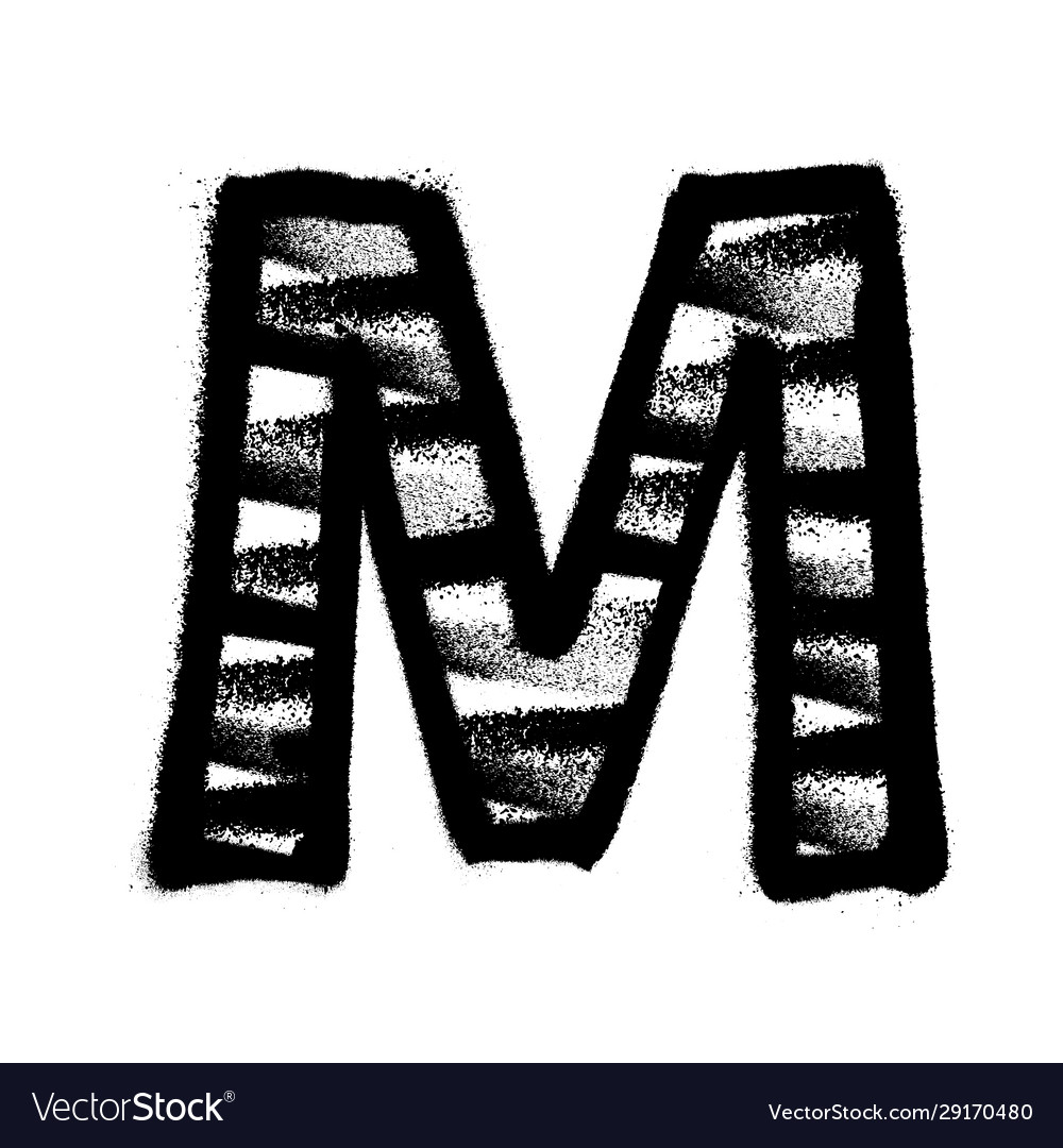 Detail Graffiti Alphabet Letter M Nomer 35