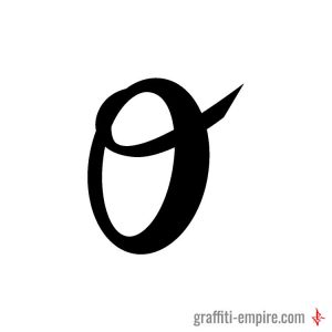 Detail Graffiti Alphabet Letter O Nomer 6