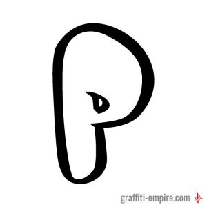 Detail Graffiti Alphabet Letter P Nomer 7