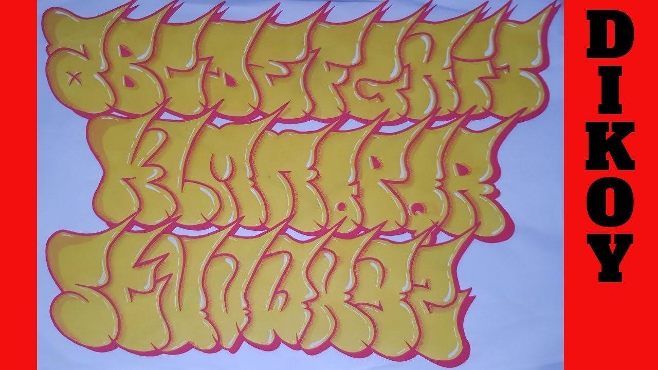 Detail Graffiti Alphabet Letters 2 Nomer 38