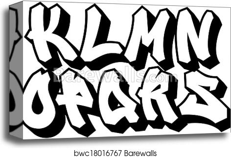 Download Graffiti Alphabet Letters 2 Nomer 10