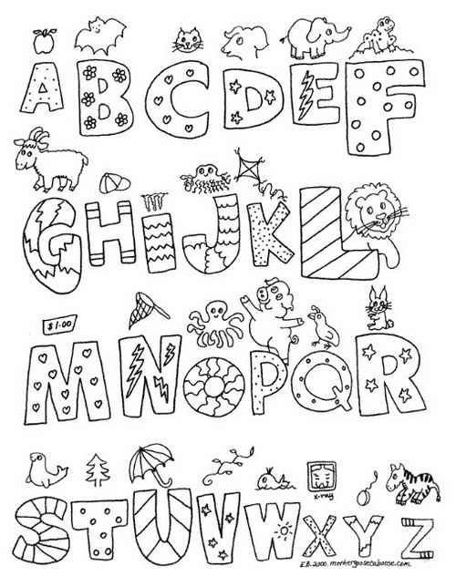 Detail Graffiti Alphabet Letters A Z Doodle Nomer 10