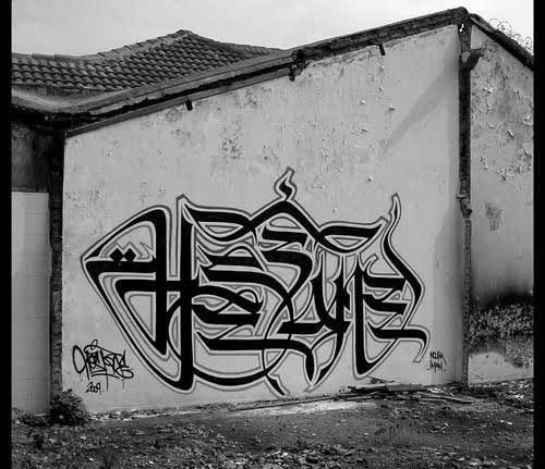 Detail Graffiti Alphabet Letters A Z Menggunsksn Pensil Nomer 33