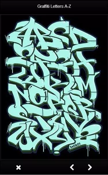 Detail Graffiti Alphabet Letters Az 3d Nomer 17