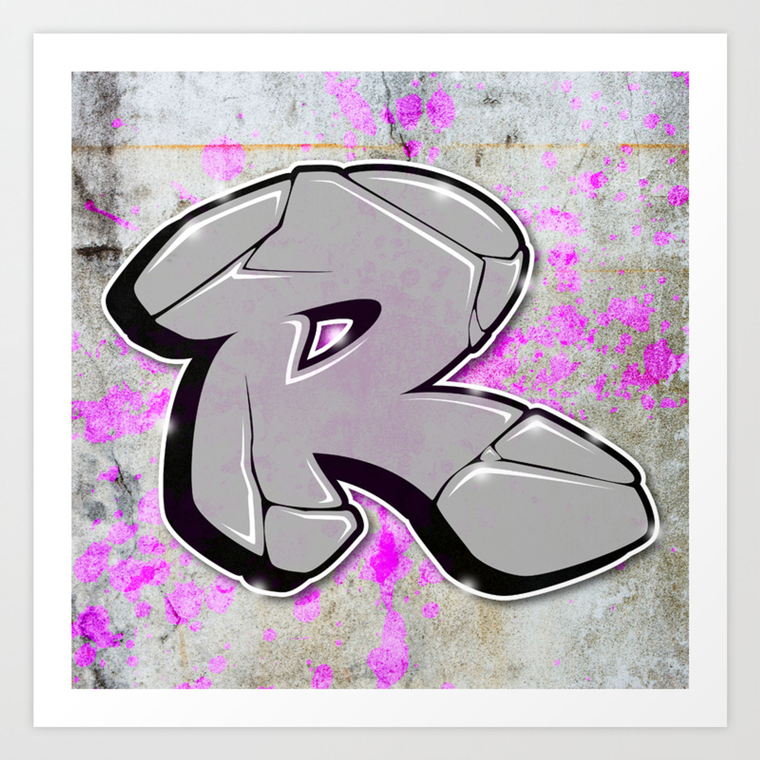 Detail Graffiti Alphabet Letters R Nomer 20